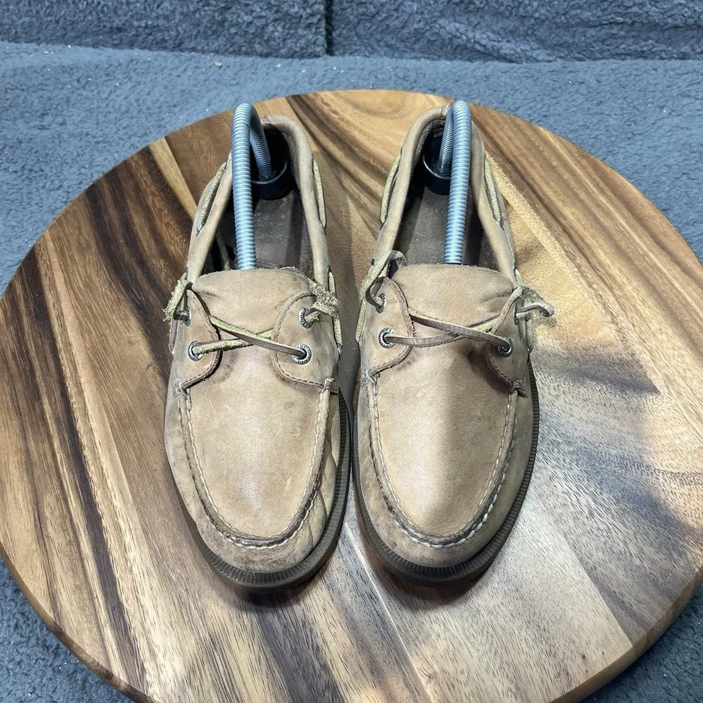 Sperry Men's Authentic Original Canvas Sperry Top Sider Shoe‎ Slip On Size 7.5M